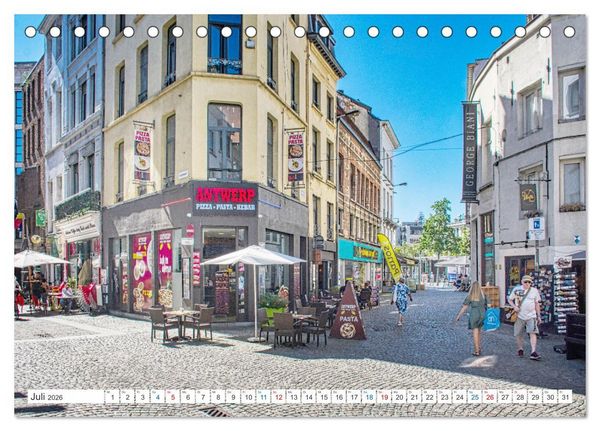 Produktbild: Antwerpen - sehen und erleben (Tischkalender 2026 DIN A5 quer), CALVENDO Monatskalender