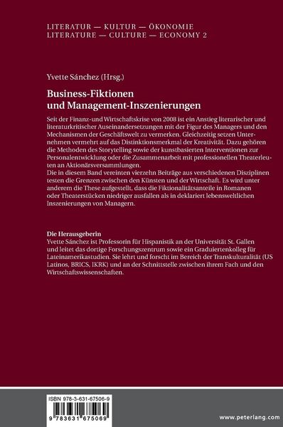 Produktbild: Business-Fiktionen und Management-Inszenierungen