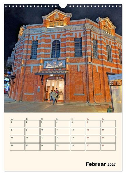 Produktbild: Taipeh &ndash; Stadt der Kontraste (Wandkalender 2027 DIN A3 hoch), CALVENDO Monatskalender