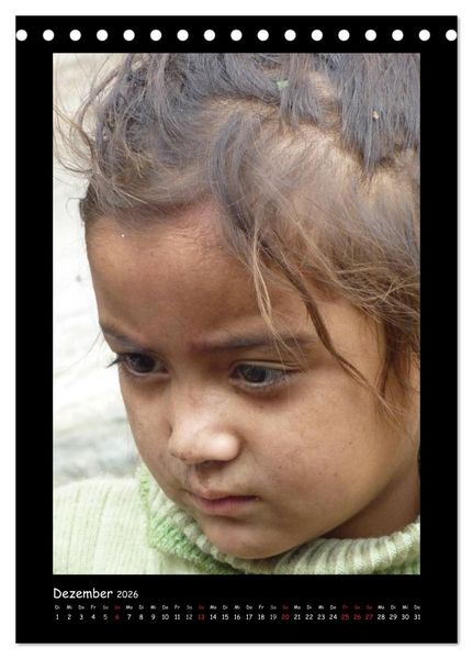 Produktbild: Nepal - Gesichter eines Landes (Tischkalender 2026 DIN A5 hoch), CALVENDO Monatskalender