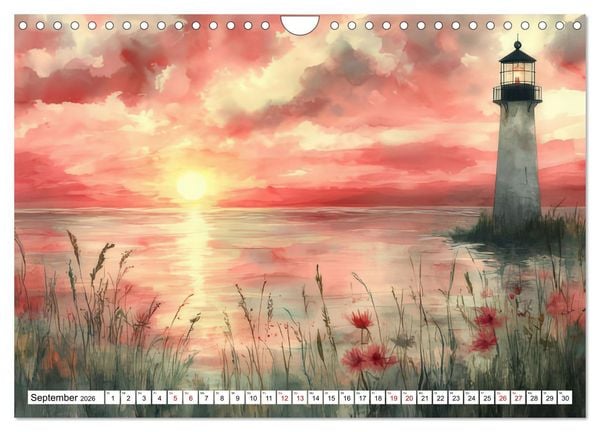 Produktbild: Wellenw&auml;chter (Wandkalender 2026 DIN A4 quer), CALVENDO Monatskalender