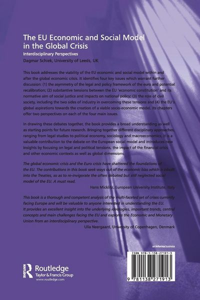 Produktbild: The EU Economic and Social Model in the Global Crisis