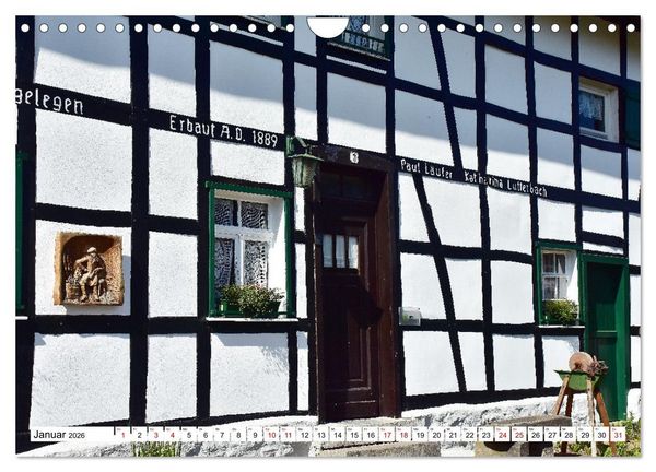 Produktbild: Fachwerkh&auml;user - Historische Geb&auml;ude rund um Simmerath (Wandkalender 2026 DIN A4 quer), CALVENDO Monatskalender