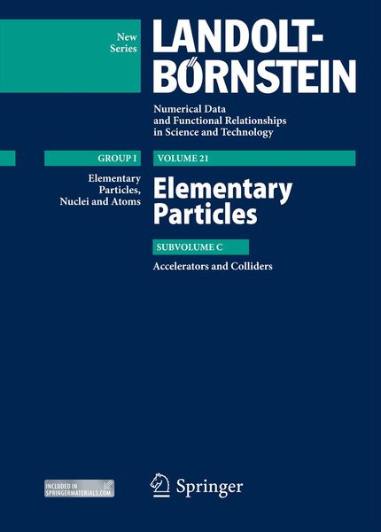 Produktbild: Elementary Particles - Accelerators and Colliders