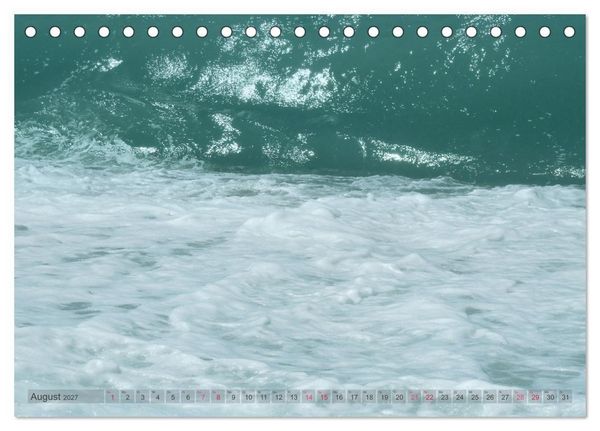 Produktbild: Photo-Art / Ozean (Tischkalender 2027 DIN A5 quer), CALVENDO Monatskalender