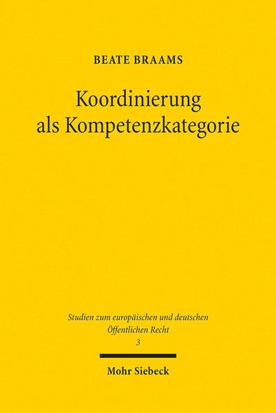 Produktbild: Koordinierung als Kompetenzkategorie