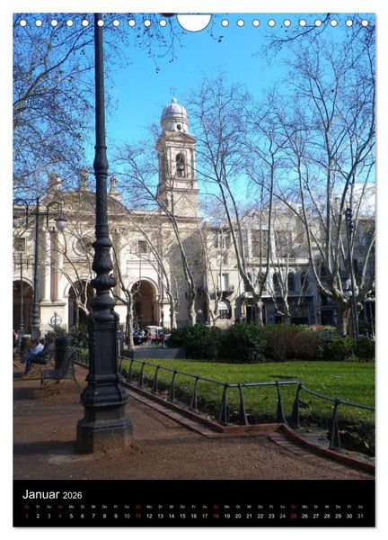 Produktbild: Winter in Montevideo (Wandkalender 2026 DIN A4 hoch), CALVENDO Monatskalender