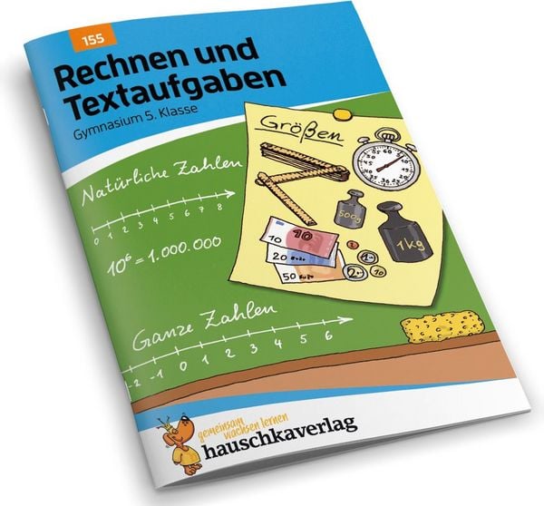 Produktbild: Rechnen und Textaufgaben - Gymnasium 5. Klasse, A5-Heft