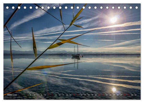 Produktbild: F&uuml;nf-Seen-Land (Tischkalender 2026 DIN A5 quer), CALVENDO Monatskalender