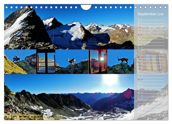 Produktbild: Alpen&uuml;berquerung (Wandkalender 2026 DIN A4 quer), CALVENDO Monatskalender