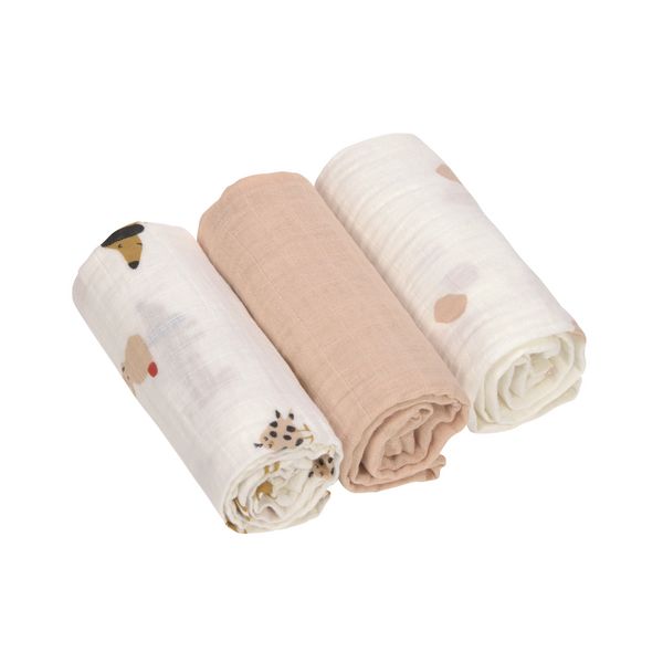 Produktbild: Swaddle & Burp Blanket M Little Mateys spicy orange