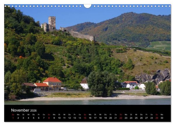 Produktbild: Die Wachau - Bezaubernde Orte an der Donau (Wandkalender 2026 DIN A3 quer), CALVENDO Monatskalender