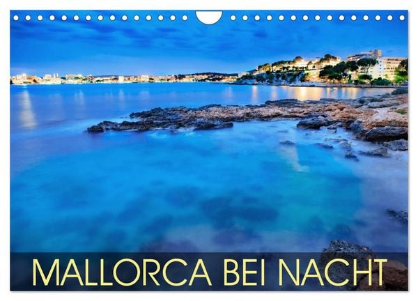 Produktbild: MALLORCA BEI NACHT (Wandkalender 2026 DIN A4 quer), CALVENDO Monatskalender
