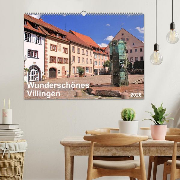 Produktbild: Wundersch&ouml;nes Villingen (Wandkalender 2026 DIN A2 quer), CALVENDO Monatskalender