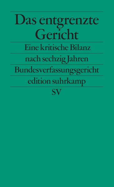Produktbild: Das entgrenzte Gericht