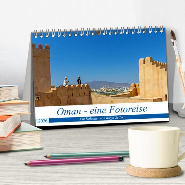 Produktbild: Oman - Eine Fotoreise (Tischkalender 2026 DIN A5 quer), CALVENDO Monatskalender