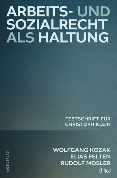 Produktbild: Arbeits- und Sozialrecht als Haltung