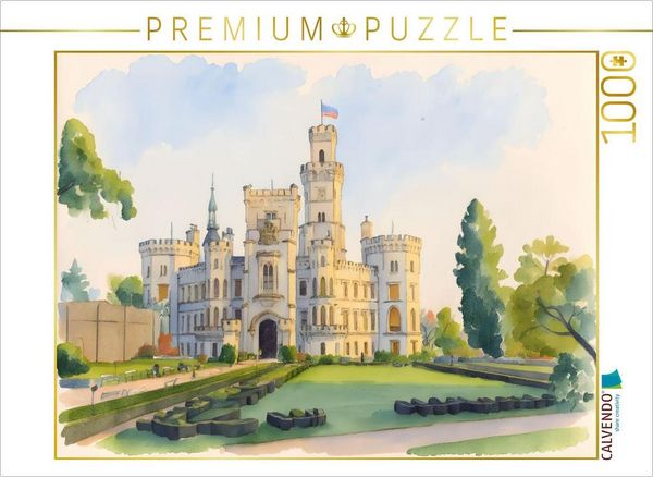 Produktbild: CALVENDO Puzzle Schloss Frauenberg | 1000 Teile Lege-Gr&ouml;&szlig;e 64x48cm Foto-Puzzle f&uuml;r gl&uuml;ckliche Stunden