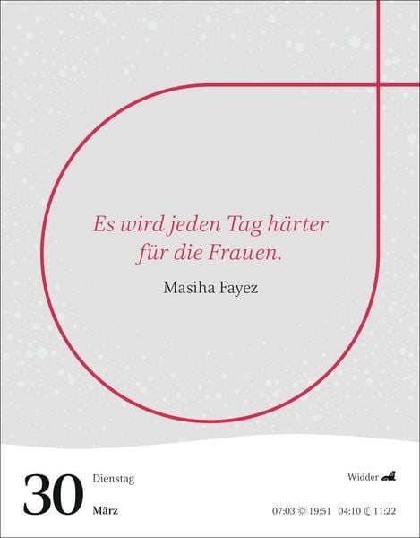Produktbild: Starke Worte von starken Frauen Tagesabrei&szlig;kalender 2027