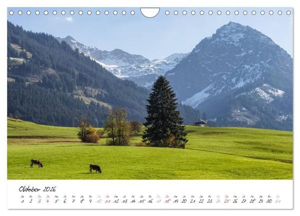 Produktbild: Oberallg&auml;uer Landschaft (Wandkalender 2026 DIN A4 quer), CALVENDO Monatskalender