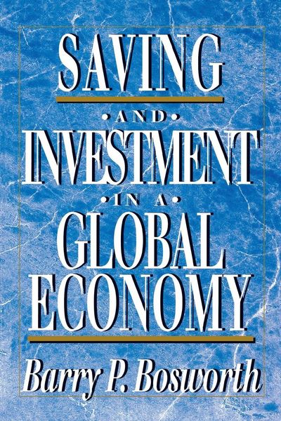 Produktbild: Saving and Investment in a Global Economy