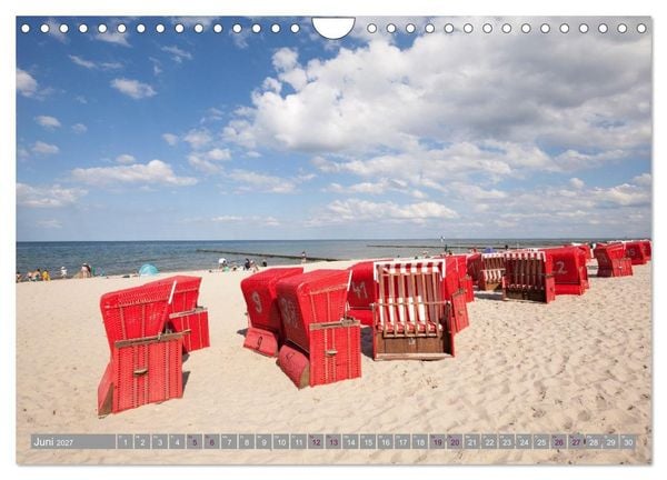 Produktbild: Usedom - Perle an der Ostsee (Wandkalender 2027 DIN A4 quer), CALVENDO Monatskalender