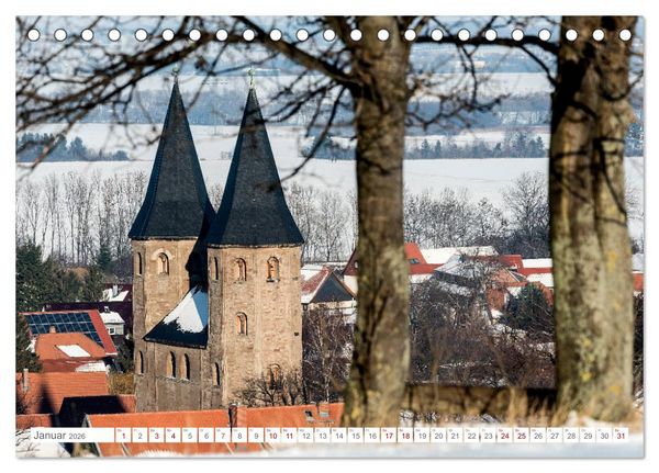 Produktbild: Romanik in Sachsen-Anhalt (Tischkalender 2026 DIN A5 quer), CALVENDO Monatskalender