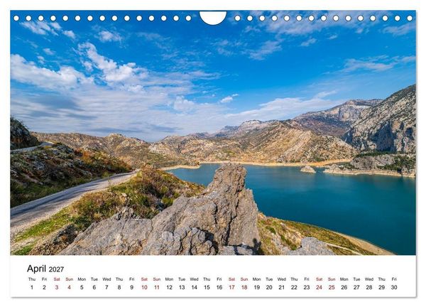 Produktbild: TURKISH RIVIERA Ancient echoes and azure coasts (Wall Calendar 2027 DIN A4 landscape), CALVENDO 12 Month Wall Calendar