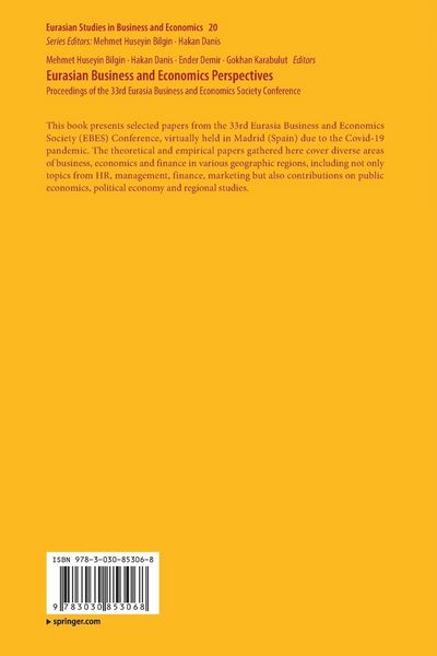 Produktbild: Eurasian Business and Economics Perspectives
