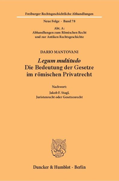 Produktbild: Legum multitudo.