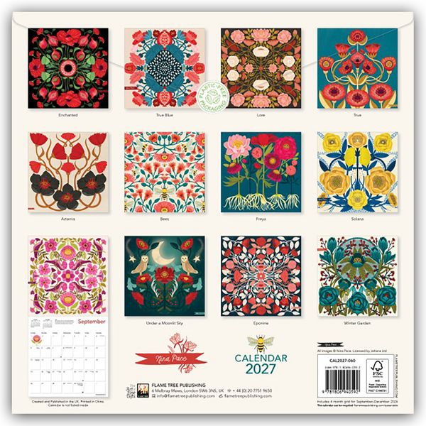Produktbild: Nina Pace 2027 &ndash; Original Flame Tree Publishing-Kalender [Kalender]