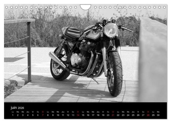 Produktbild: Une moto de caract&egrave;re (Calendrier mural 2026 DIN A4 vertical), CALVENDO calendrier mensuel