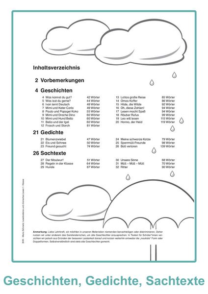 Produktbild: Lesetandems und chorisches Lesen &ndash; 1. Klasse
