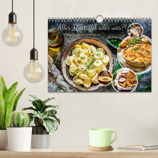 Produktbild: Alles Kartoffel oder was?! - Gerichte aus der Kartoffelwelt (Wandkalender 2026 DIN A4 quer), CALVENDO Monatskalender