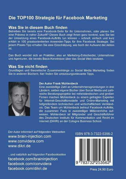Produktbild: Die TOP100 Strategie f&uuml;r Facebook Marketing
