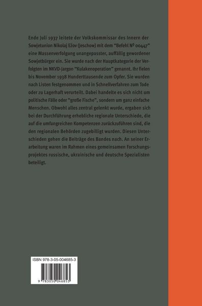 Stalinismus in der sowjetischen Provinz 1937-1938