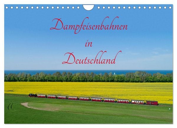 Produktbild: Dampfeisenbahnen in Deutschland (Wandkalender 2026 DIN A4 quer), CALVENDO Monatskalender
