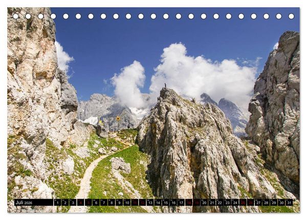 Produktbild: Wundersch&ouml;ne Zugspitzarena (Tischkalender 2026 DIN A5 quer), CALVENDO Monatskalender