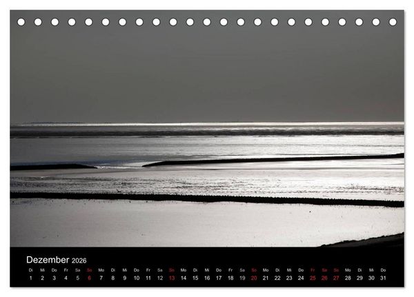 Produktbild: NORDSEE IMPRESSIONEN (Tischkalender 2026 DIN A5 quer), CALVENDO Monatskalender