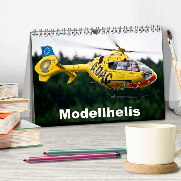 Produktbild: Modellhelis (Tischkalender 2026 DIN A5 quer), CALVENDO Monatskalender