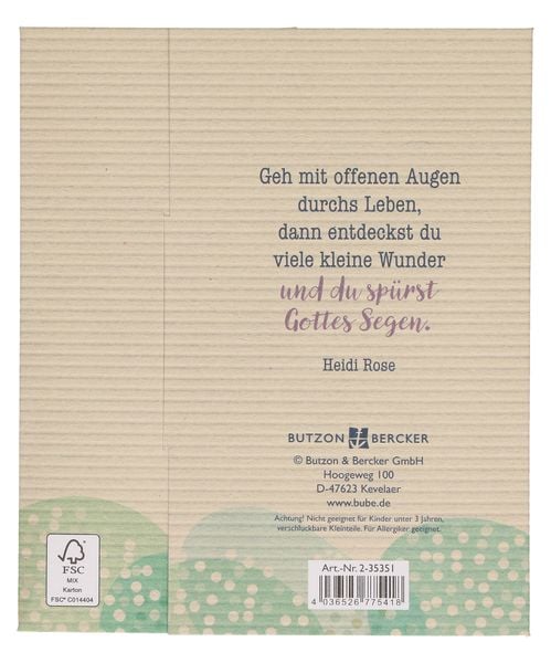 Produktbild: Textil-Armband - Unter Gottes Segen