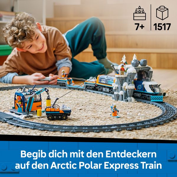 Produktbild: LEGO City Arktis-Polarexpress, Ferngesteuerte Eisenbahn, Spielzeug 60470