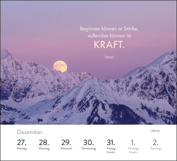 Produktbild: Wochenkalender 2027: Kleine Atempausen f&uuml;r dich