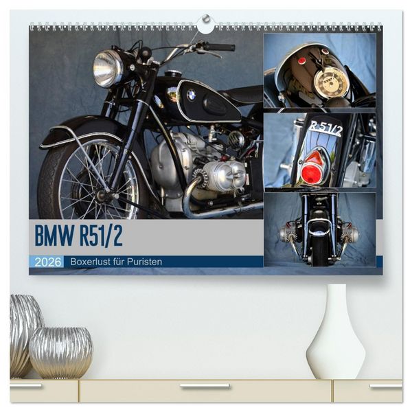 Produktbild: BMW R 51/2 (hochwertiger Premium Wandkalender 2026 DIN A2 quer), Kunstdruck in Hochglanz