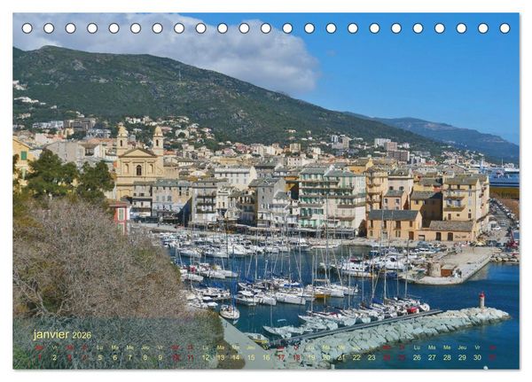 Produktbild: Les balades au Cap Corse (Calendrier de bureau 2026 DIN A5 vertical), CALVENDO calendrier mensuel