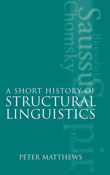 Produktbild: A Short History of Structural Linguistics