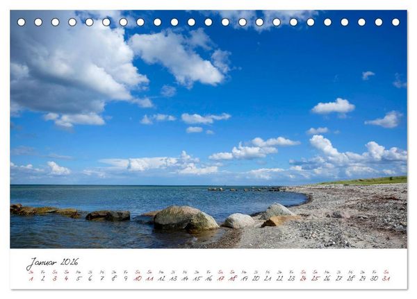 Produktbild: Maasholm - der Fischerort an Schlei und Ostsee (Tischkalender 2026 DIN A5 quer), CALVENDO Monatskalender
