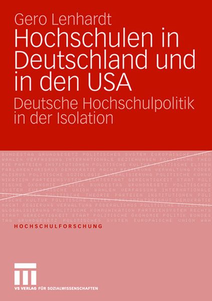 Produktbild: Hochschulen in Deutschland und in den USA