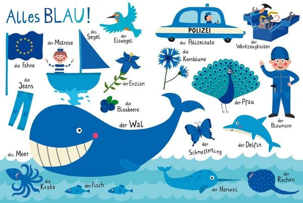 Produktbild: Blaubeerblau und Hummelgelb Mein knallig buntes Farbenbuch