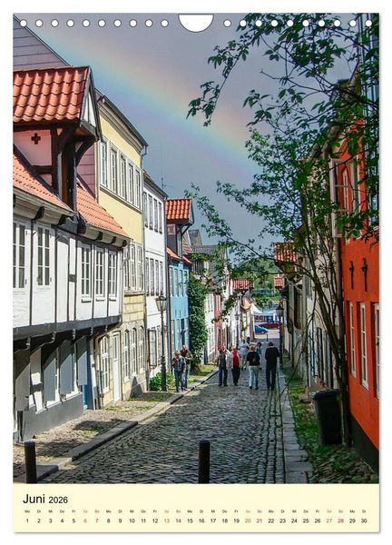 Produktbild: Flensburg - so bezaubernd (Wandkalender 2026 DIN A4 hoch), CALVENDO Monatskalender